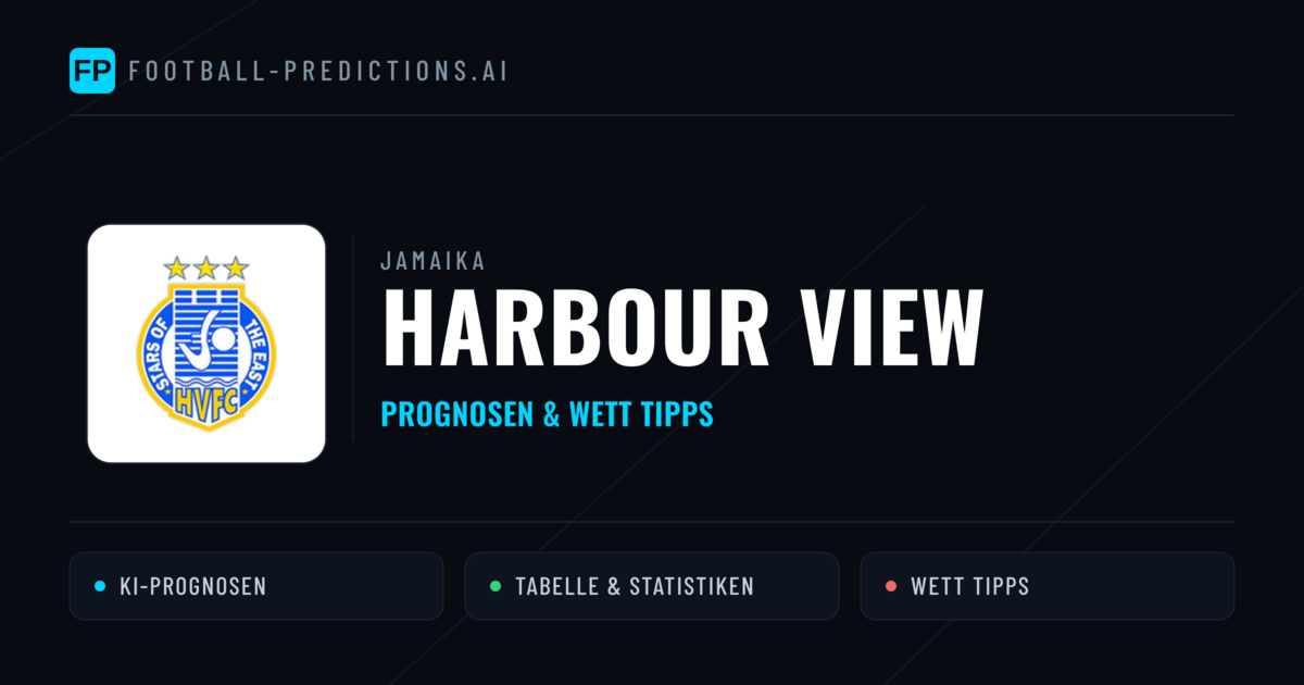 Harbour View Prognosen & Statistiken