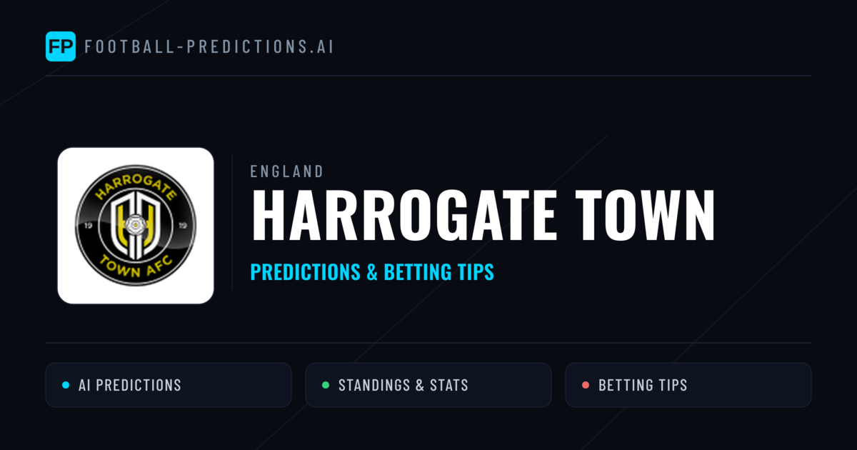 Harrogate Town Predictions & Stats