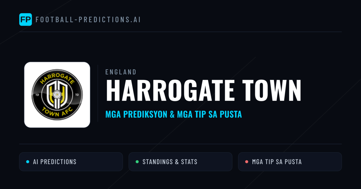 Harrogate Town Predictions & Stats