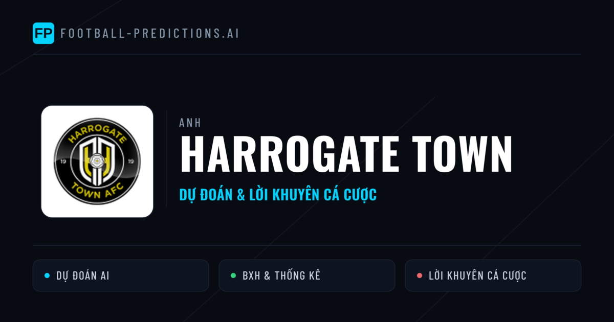 Harrogate Town Dự đoán & Thống kê