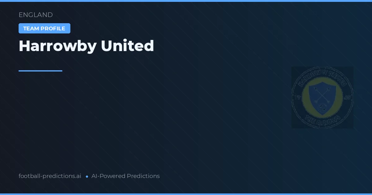 Harrowby United Predictions & Stats