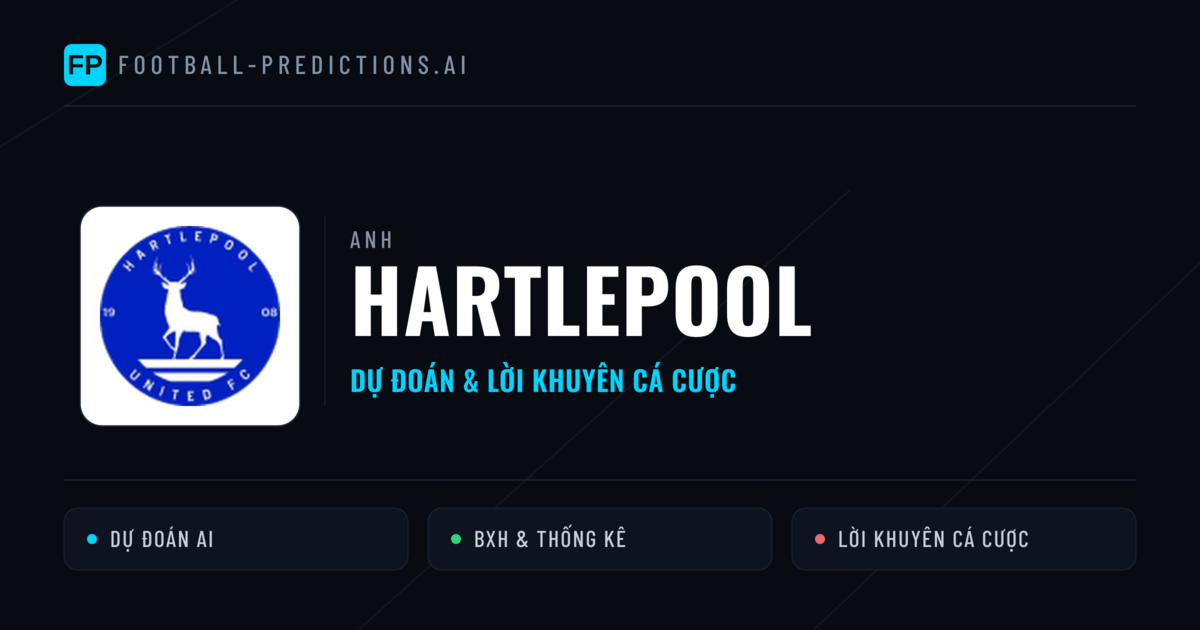 Hartlepool Dự đoán & Thống kê