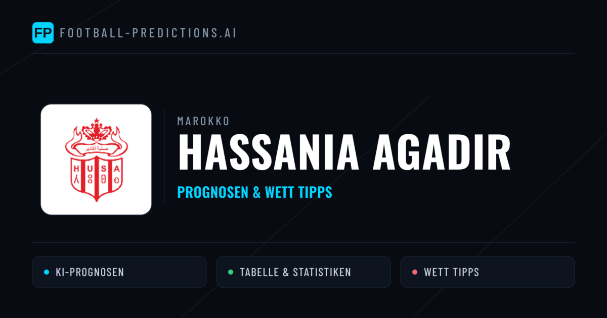 Hassania Agadir Prognosen & Statistiken