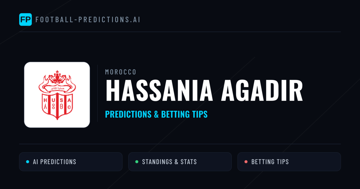 Hassania Agadir Predictions & Stats