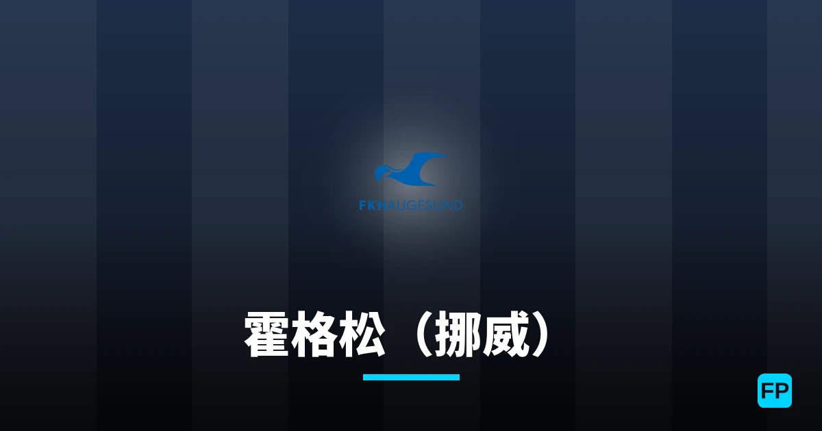 霍格松(挪威) 運彩分析|足球預測與數據