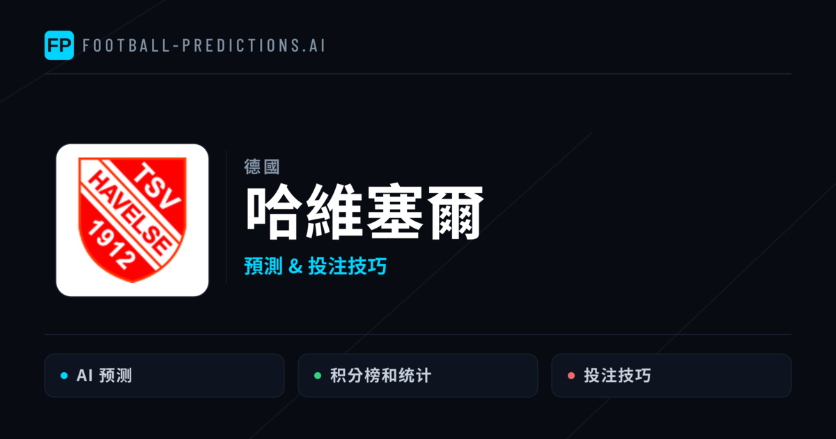 哈維塞爾 運彩分析｜足球預測與數據
