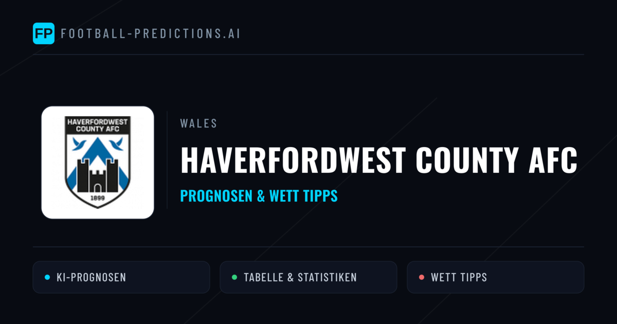 Haverfordwest County AFC Prognosen & Statistiken