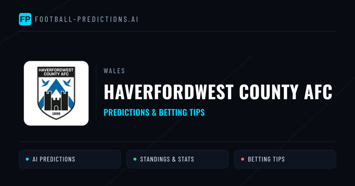 Haverfordwest County AFC Predictions & Stats
