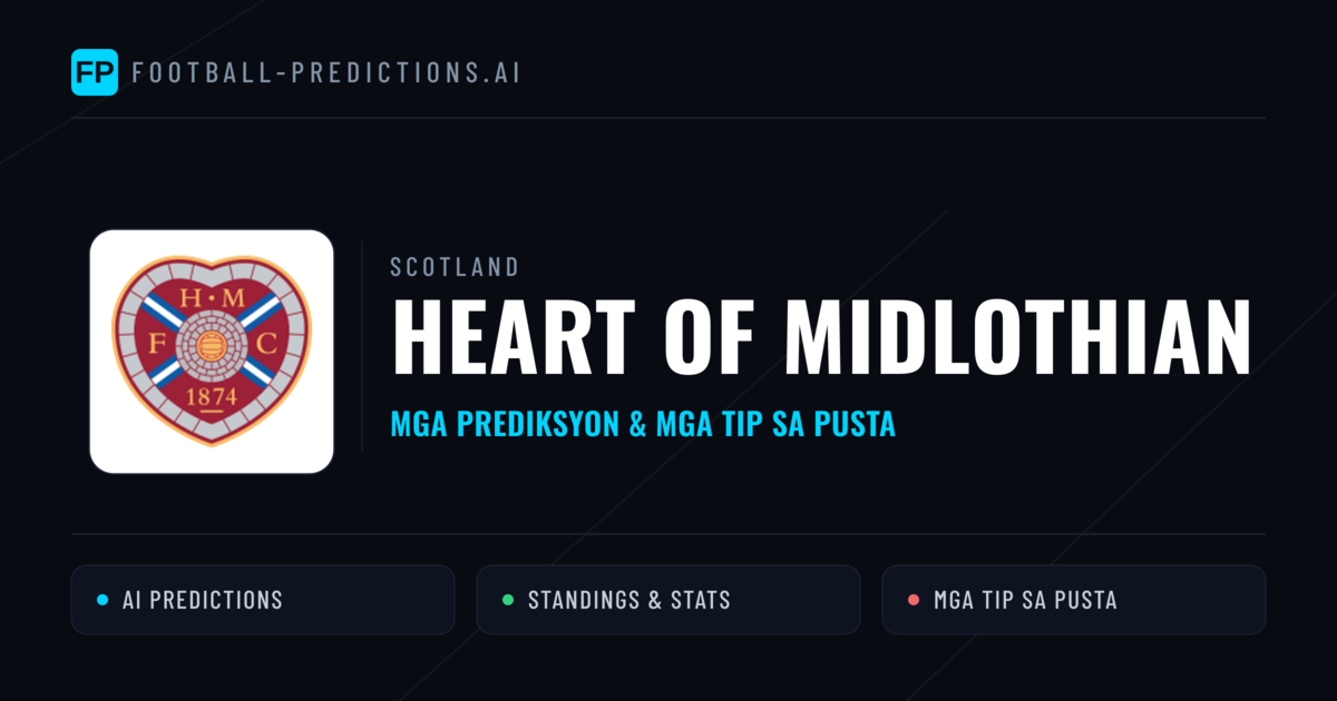 Heart of Midlothian Predictions & Stats