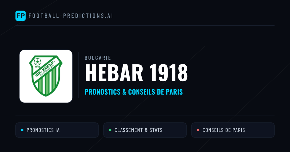 Hebar 1918 Pronostics & Statistiques