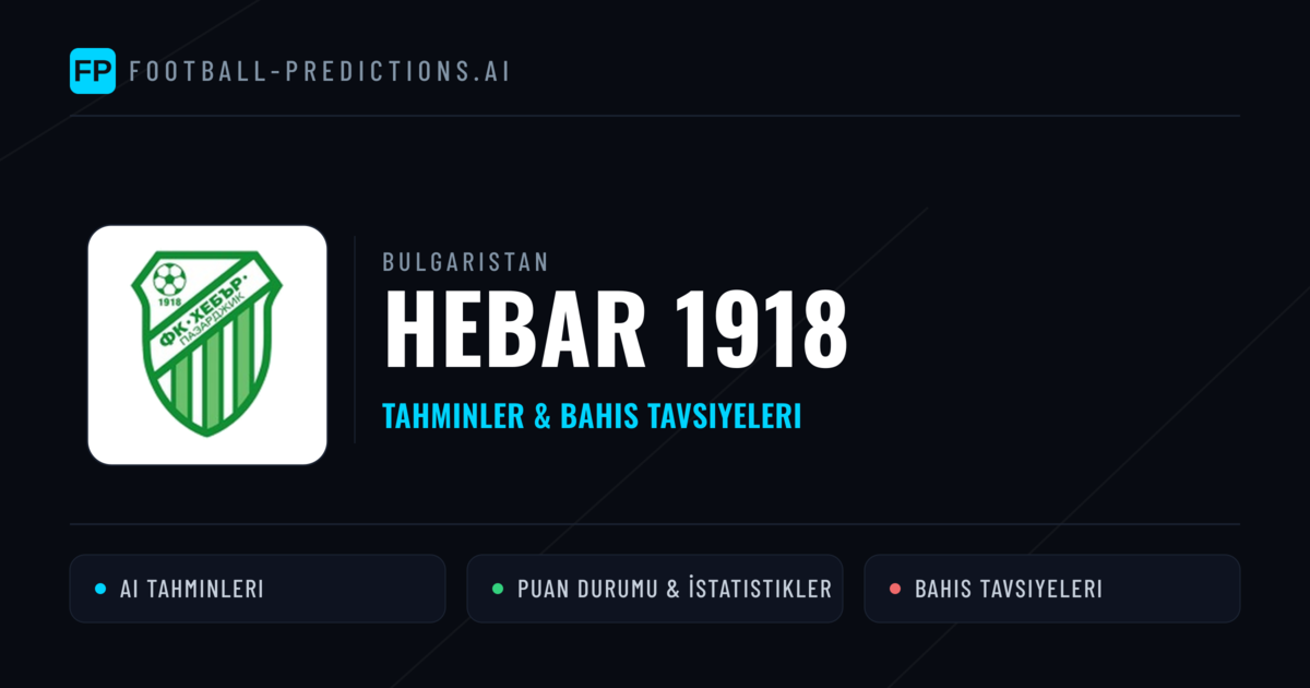 Hebar 1918 Tahminleri & İstatistikler
