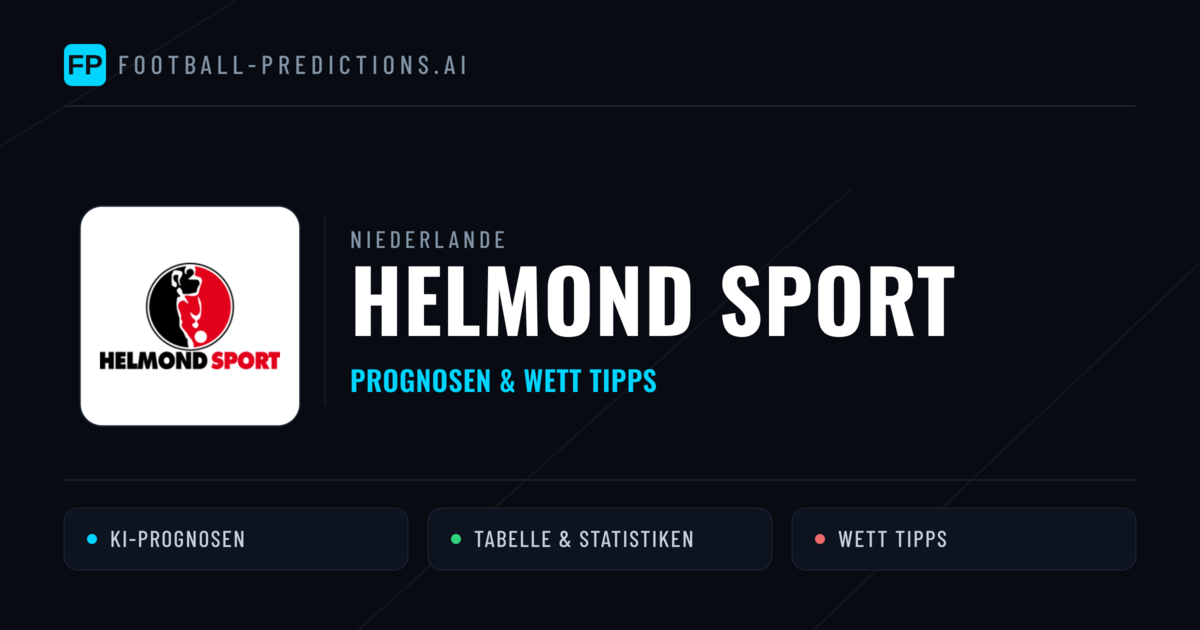 Helmond Sport Prognosen & Statistiken
