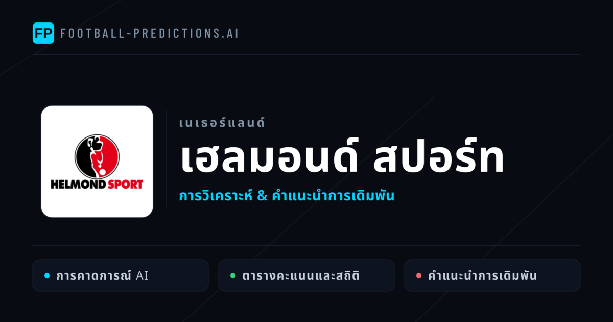 เฮลมอนด์ สปอร์ท การวิเคราะห์และสถิติ
