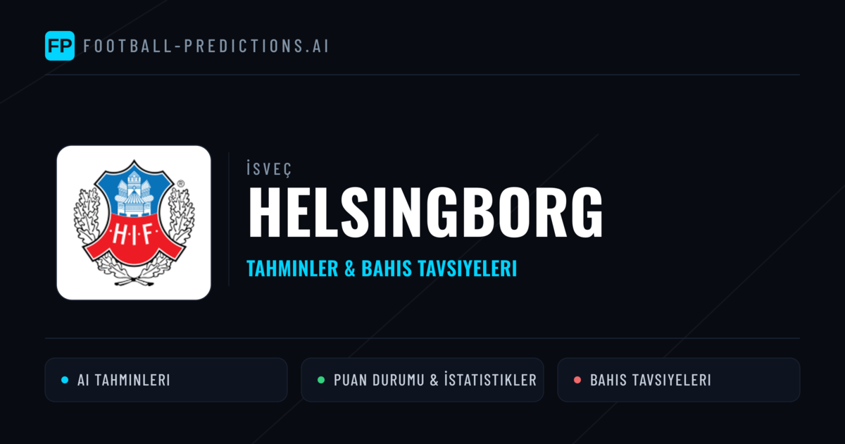 Helsingborg Tahminleri & İstatistikler