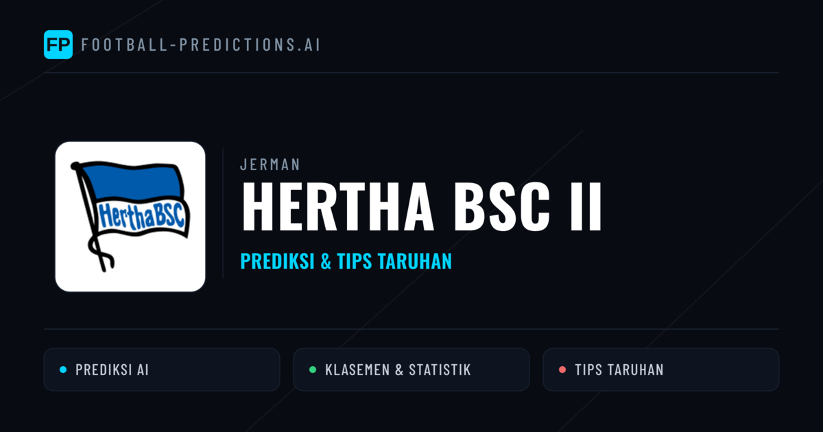 Hertha BSC II Prediksi & Statistik Piala Dunia
