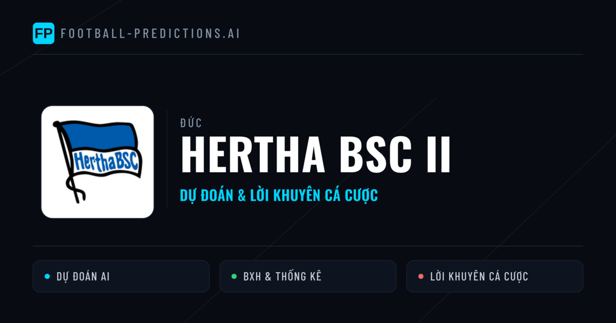 Hertha BSC II Dự đoán & Thống kê