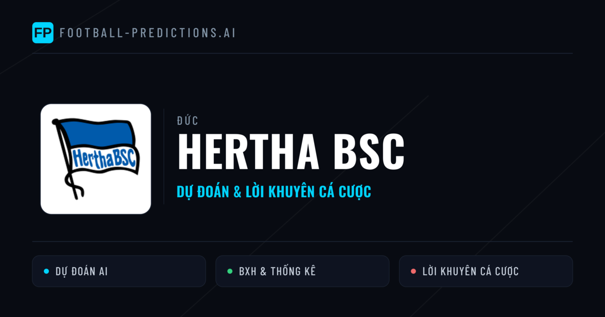 Hertha BSC Dự đoán & Thống kê