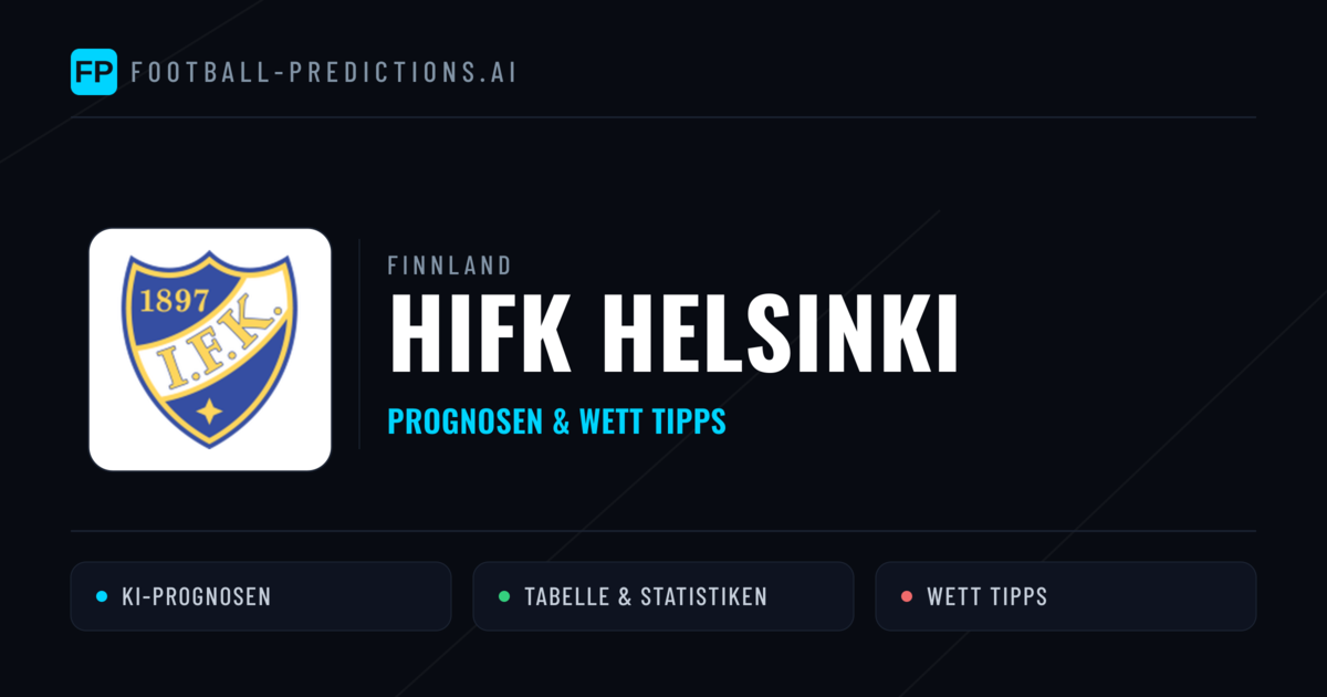HIFK Helsinki Prognosen & Statistiken