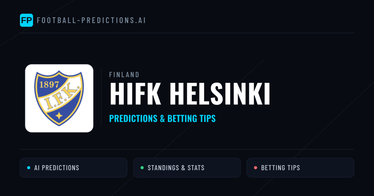 HIFK Helsinki Predictions & Stats