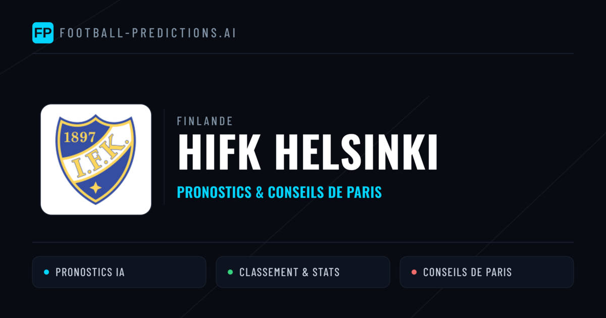 HIFK Helsinki Pronostics & Statistiques