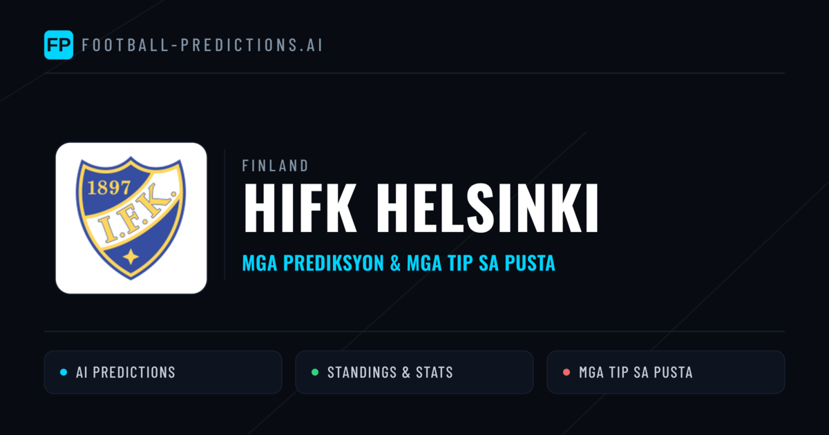 HIFK Helsinki Predictions & Stats