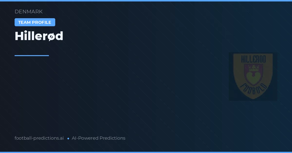 Hillerød Predictions & Stats