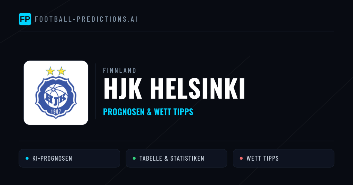 HJK Helsinki Prognosen & Statistiken