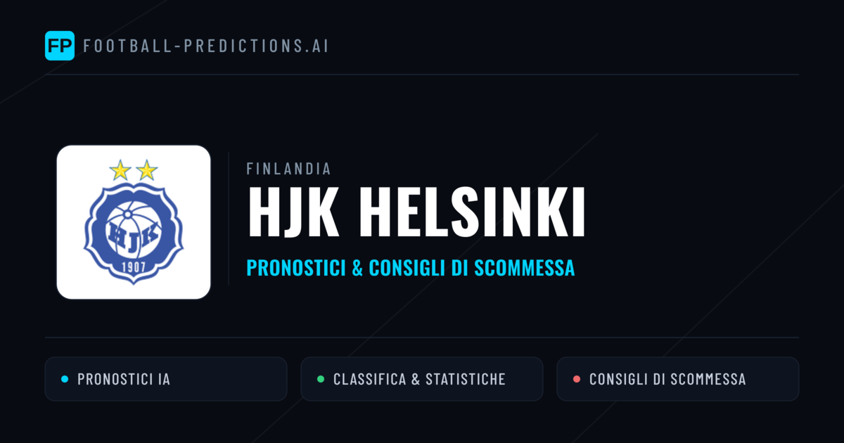 Pronostici e Statistiche HJK Helsinki