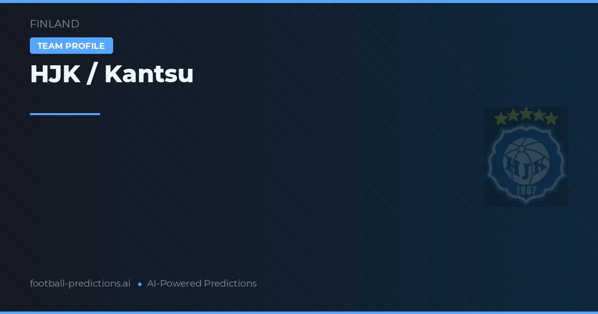 HJK / Kantsu Pronostics & Statistiques