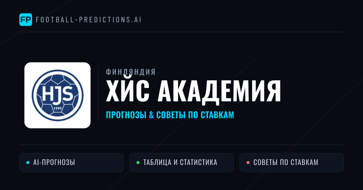 ХЙС Академия прогнозы и статистика