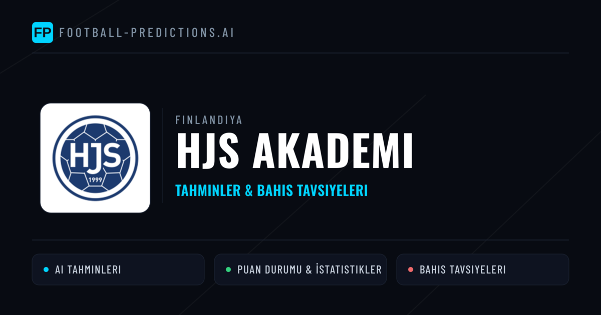 HJS Akademi Tahminleri & İstatistikler