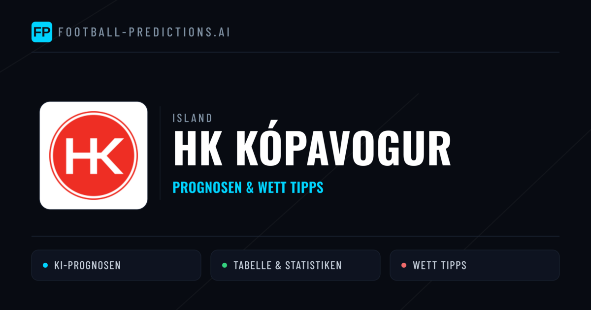 HK Kópavogur Prognosen & Statistiken