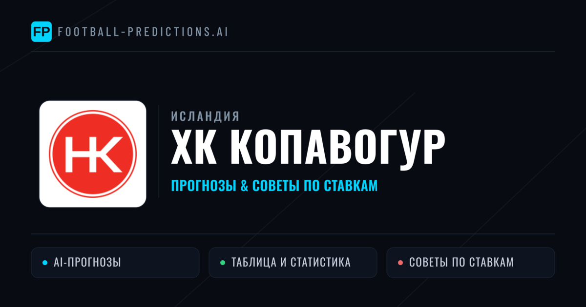 ХК Копавогур прогнозы и статистика