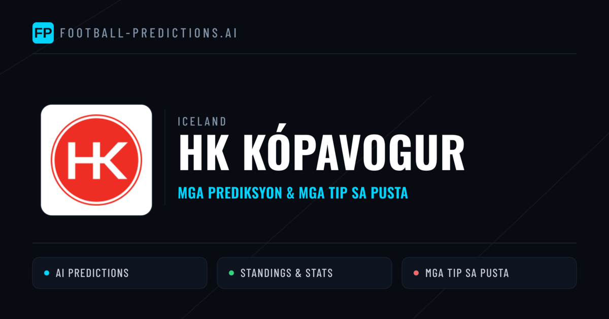 HK Kópavogur Predictions & Stats