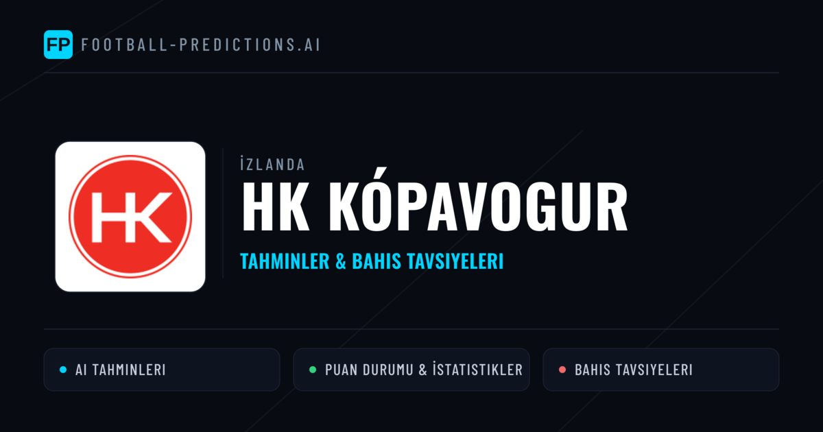 HK Kópavogur Tahminleri & İstatistikler