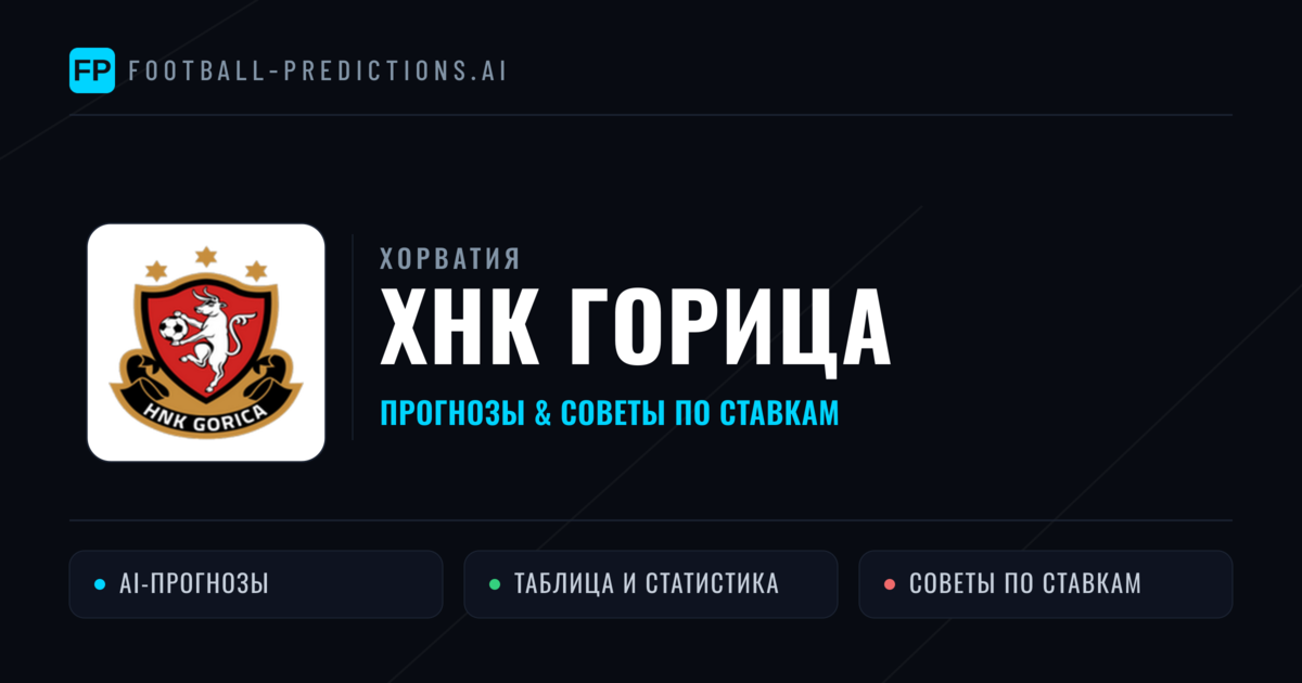 ХНК Горица прогнозы и статистика
