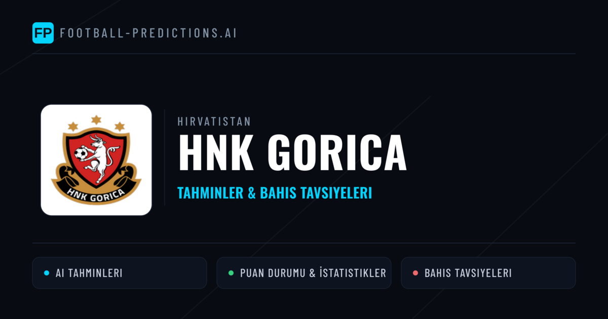 HNK Gorica Tahminleri & İstatistikler