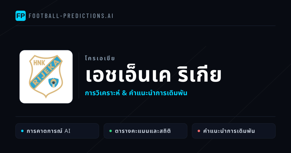 เอชเอ็นเค ริเกีย การวิเคราะห์และสถิติ