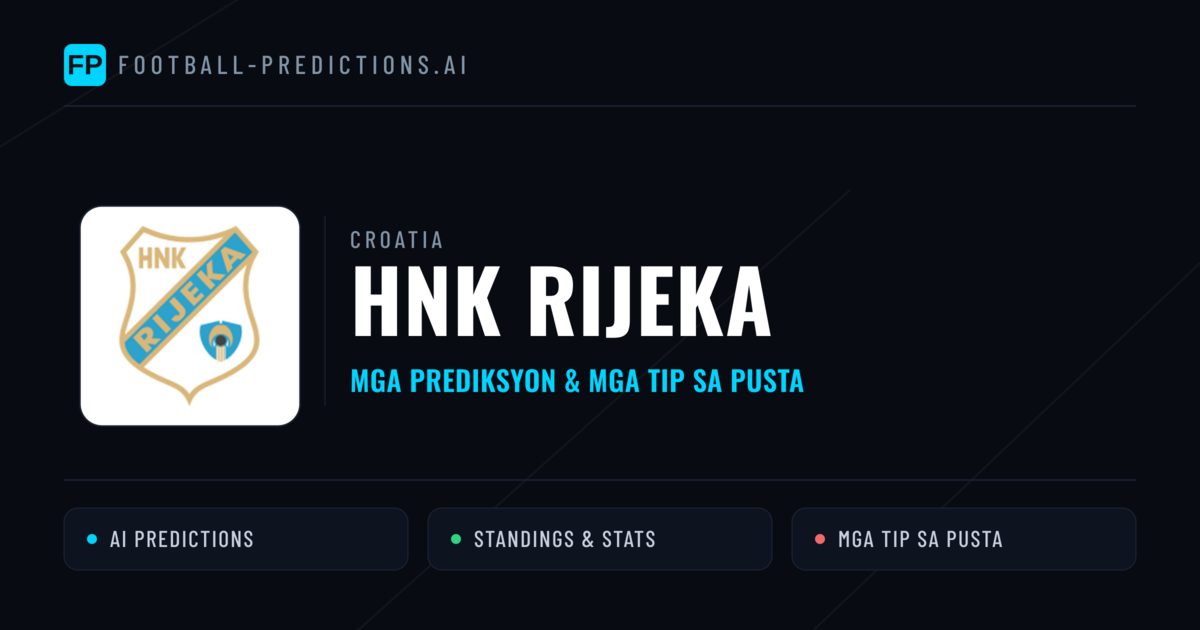 HNK Rijeka Predictions & Stats
