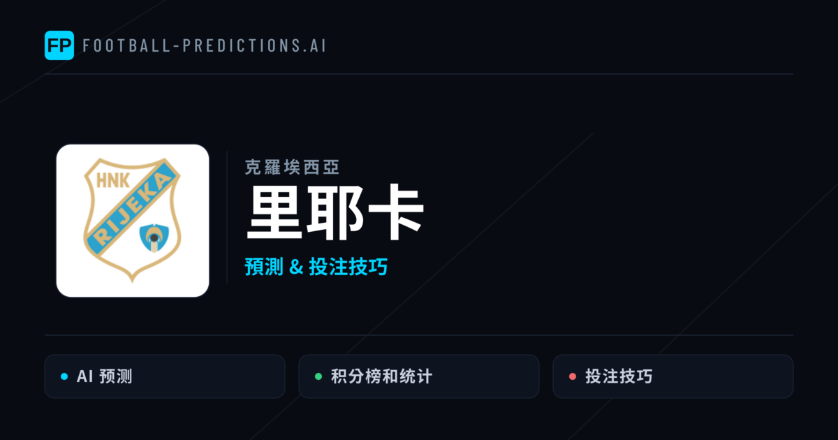 里耶卡 運彩分析｜足球預測與數據