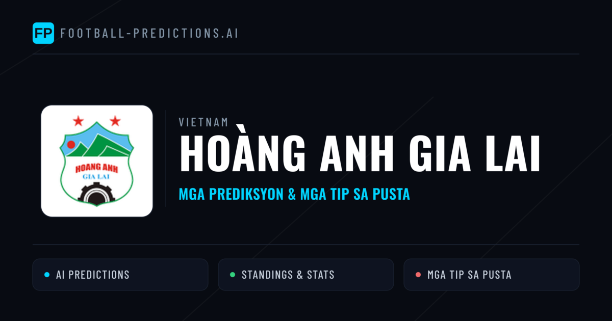 Hoàng Anh Gia Lai Predictions & Stats