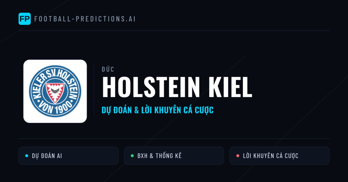 Holstein Kiel Dự đoán & Thống kê