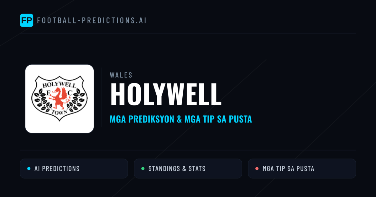 Holywell Predictions & Stats