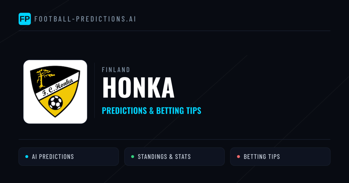 Honka Predictions & Stats
