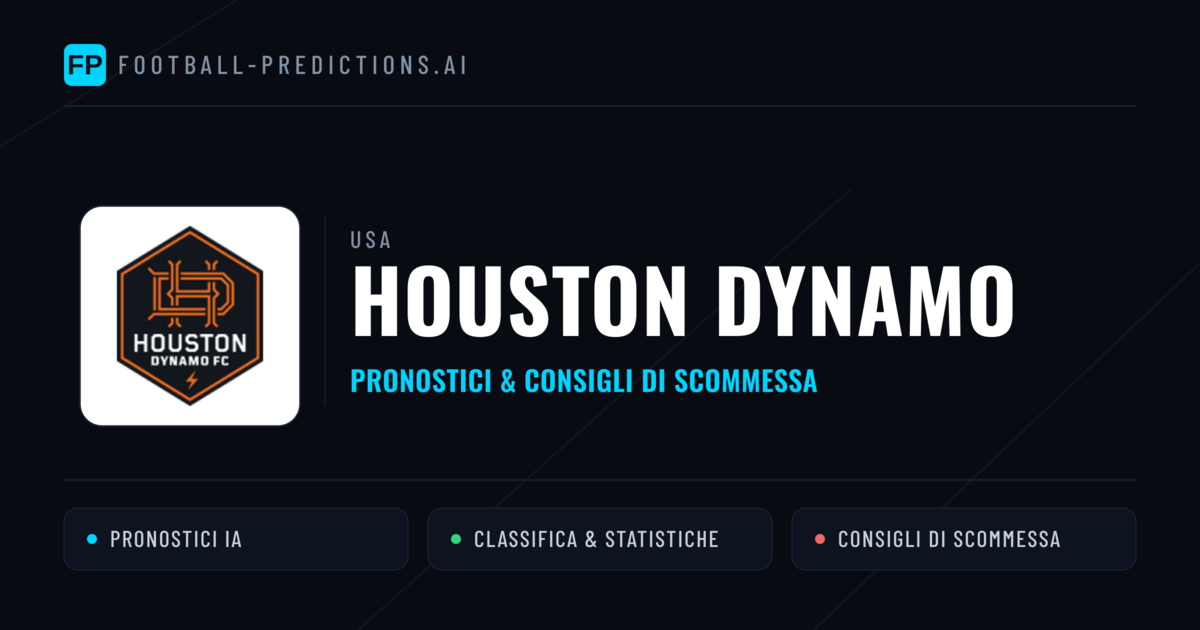 Pronostici e Statistiche Houston Dynamo