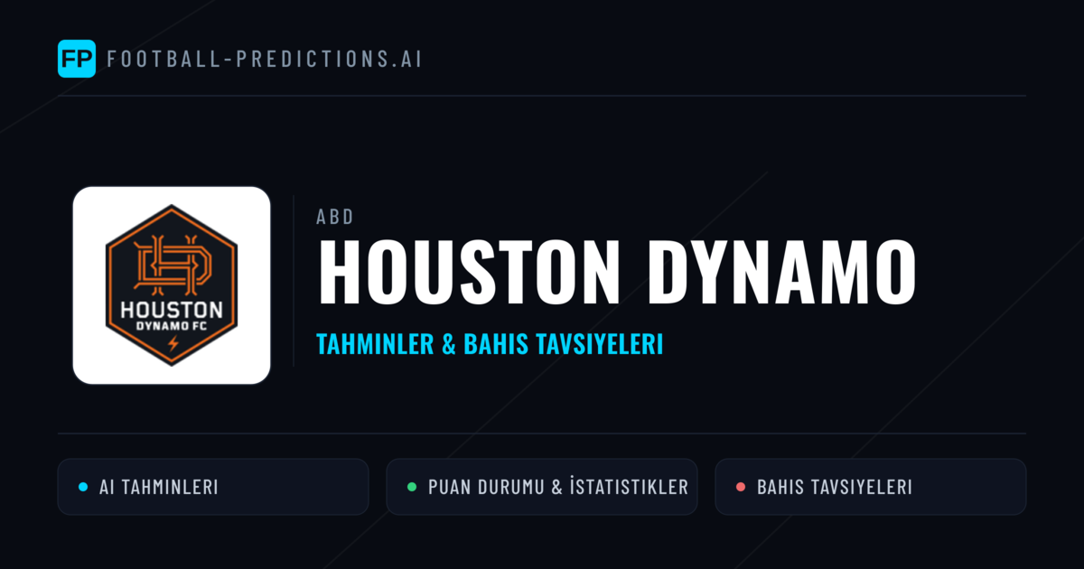 Houston Dynamo Tahminleri & İstatistikler