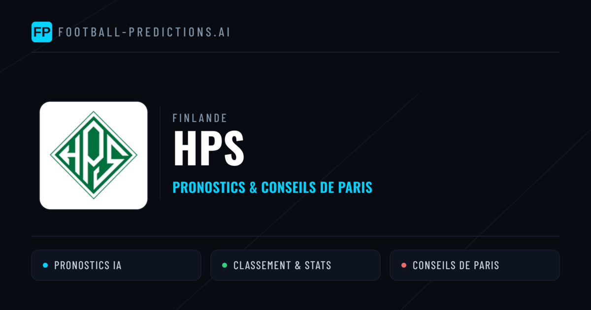 HPS Pronostics & Statistiques