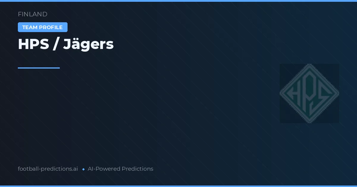 HPS / Jägers Predictions & Stats