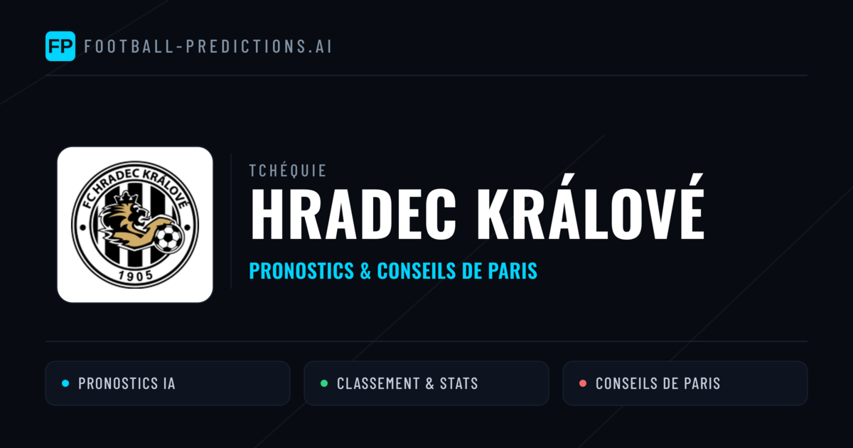 Hradec Králové Pronostics & Statistiques