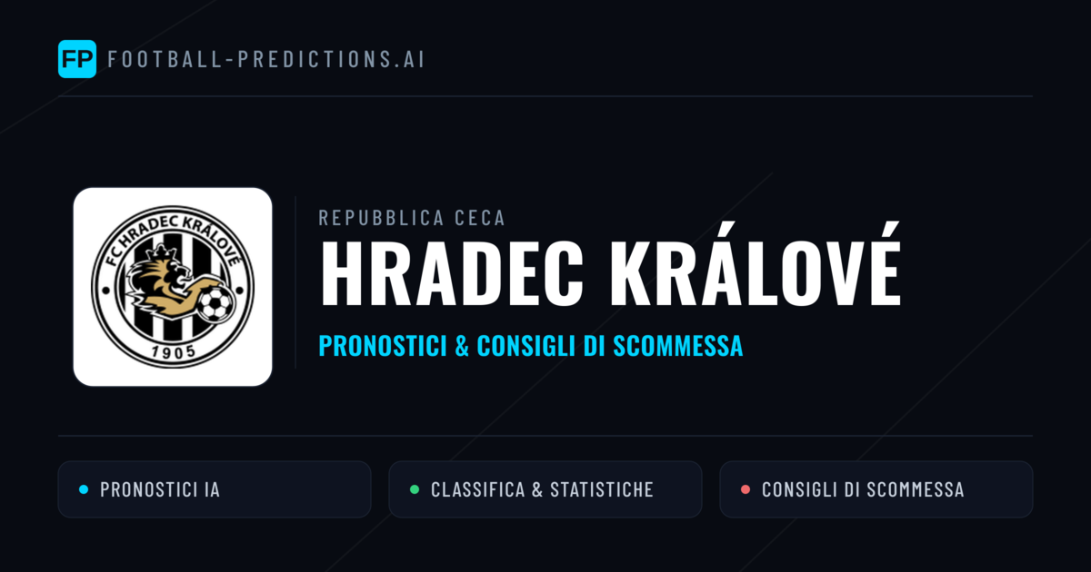 Pronostici e Statistiche Hradec Králové